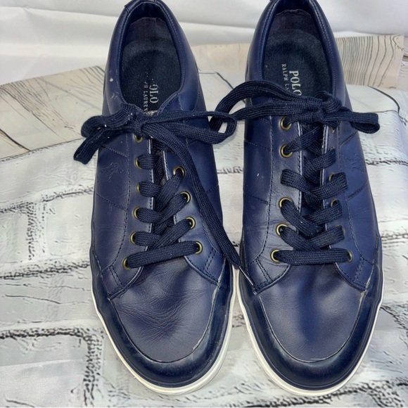 Ralph Lauren Other - POLO Ralph Lauren Men's Ian Leather Shoes  Sneakers Size 12D (Medium)